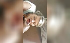 Amateur Takes A Facial And Answers The Door