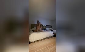 Couple has Hotel make up sex (Onlyfans- @cookiesincremeee)